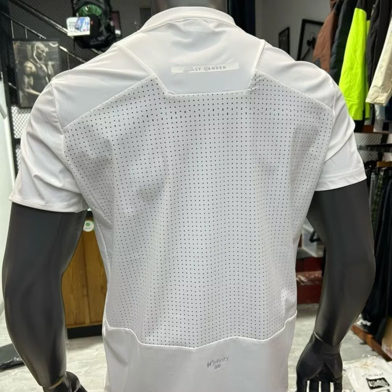 Muški mrežasti brzo sušeći Ice Silk majica i šorcevi za trčanje, ljeto fitness i badminton