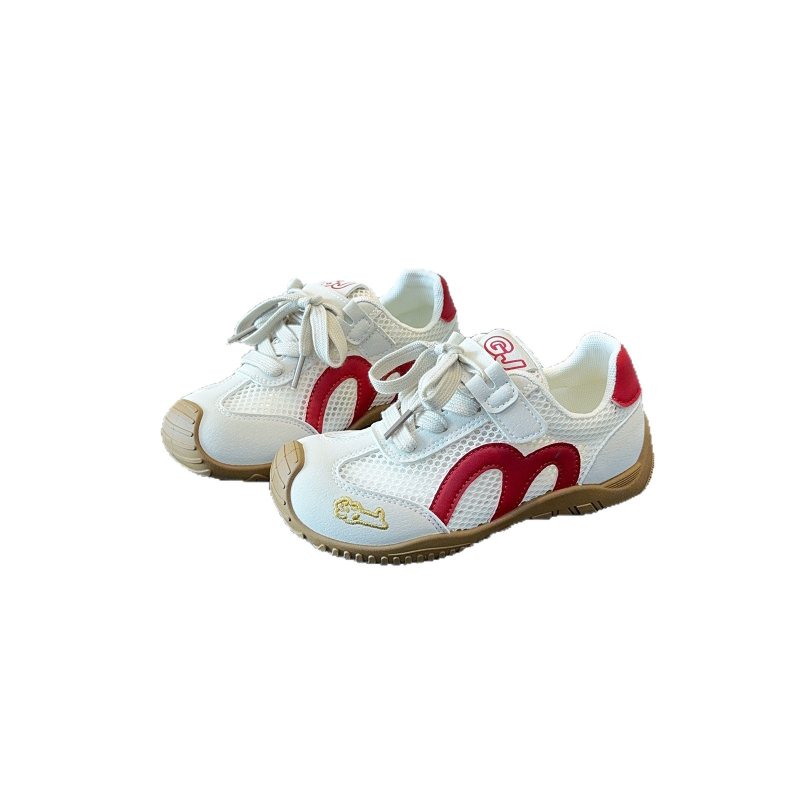 Dječje tenisice s mrežastim gornjim dijelom i mekom potplatom, Forrest Gump stil, proljeće 2026, zatvarač Velcro, unisex, protuklizne
