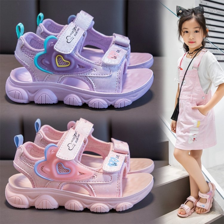 Unisex dječje sandale za plažu s Velcro kopčom, minimalistički ljetni komfor