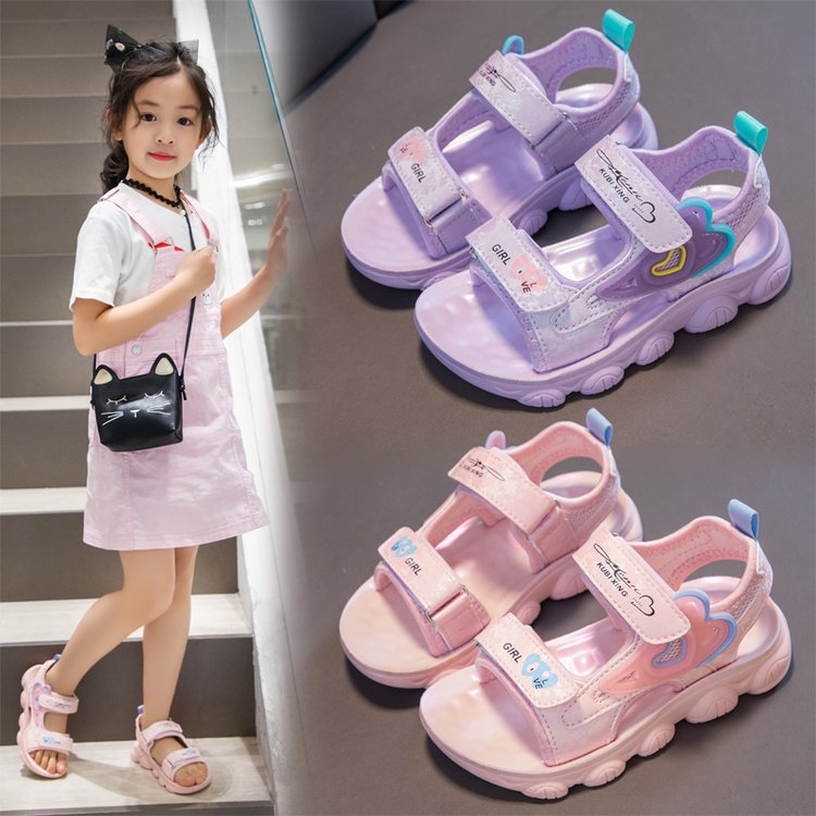 Unisex dječje sandale za plažu s Velcro kopčom, minimalistički ljetni komfor