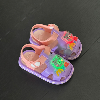 Unisex dječje cipele za hodanje s Velcro kopčom, slatke, zaštita od udara i protukliznost