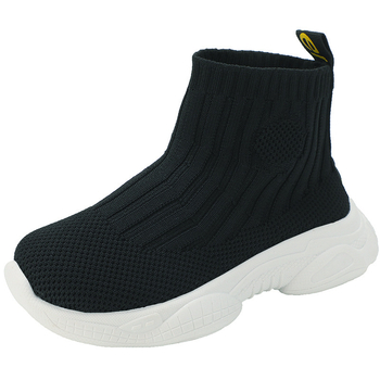 Dječje elastične visoke pletene tenisice na slip-on, proljeće–jesen, unisex