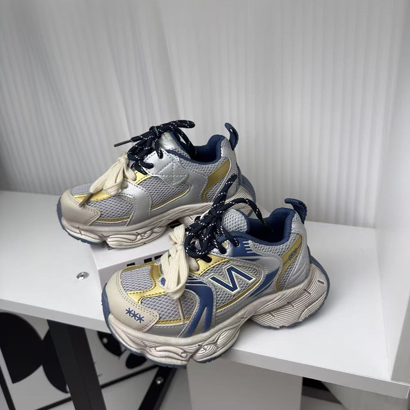 2026 detské tenisky – jarno-jesenná sezóna, unisex, ľahké, priedušné, protišmykové, športové tenisky s hrubou podrážkou