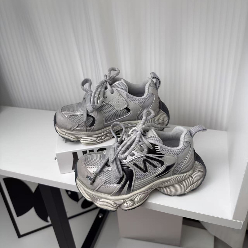 2026 detské tenisky – jarno-jesenná sezóna, unisex, ľahké, priedušné, protišmykové, športové tenisky s hrubou podrážkou