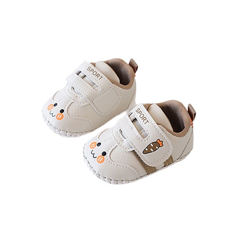 Unisex dječje tenisice s mekom potplatom, crtani dizajn, Velcro zatvarač, 12–36 mj, sintetička koža, proljeće i jesen