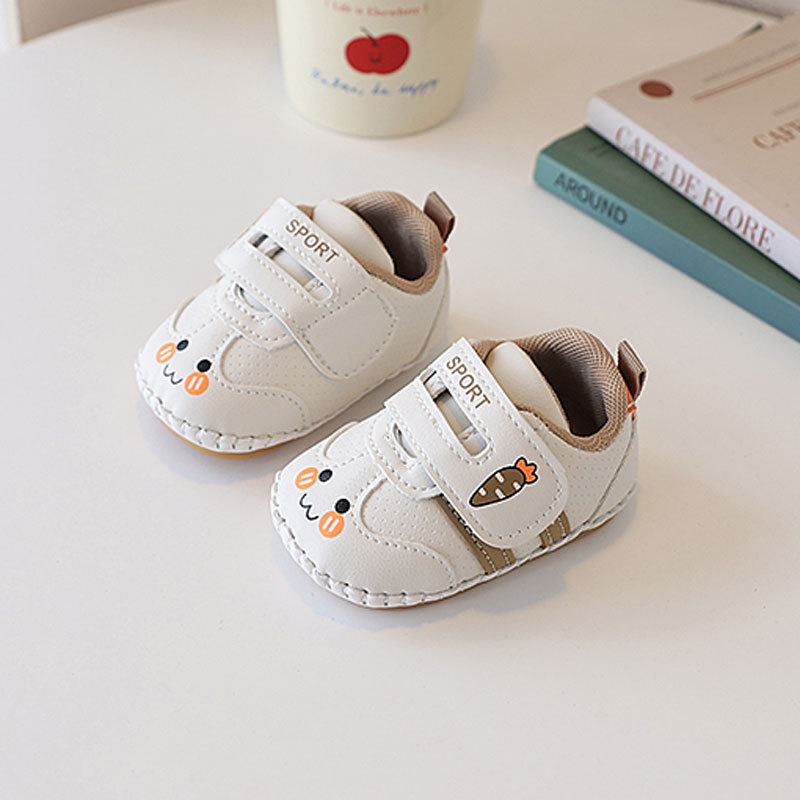 Unisex dječje tenisice s mekom potplatom, crtani dizajn, Velcro zatvarač, 12–36 mj, sintetička koža, proljeće i jesen