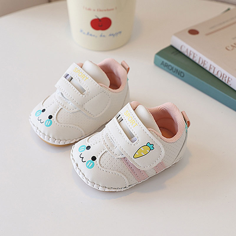 Unisex dječje tenisice s mekom potplatom, crtani dizajn, Velcro zatvarač, 12–36 mj, sintetička koža, proljeće i jesen