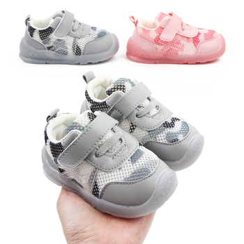 Unisex dječje tenisice za prve korake s prozračnim mrežastim gornjim dijelom, Velcro kopča, protuklizna potplata, model 2740