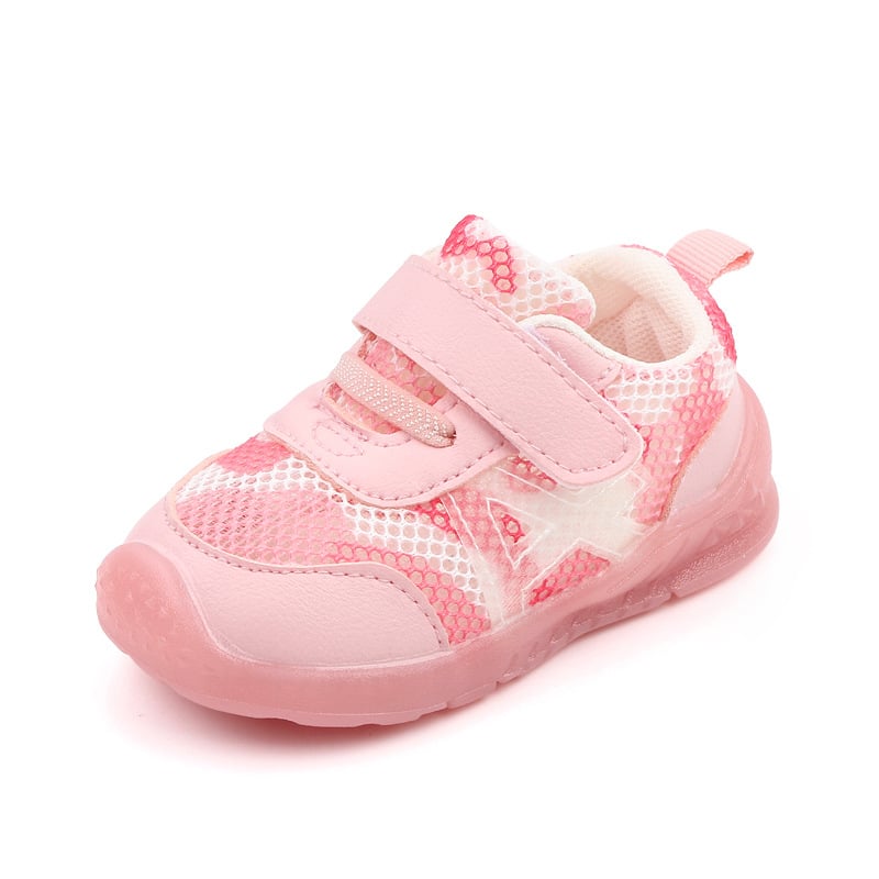 Unisex dječje tenisice za prve korake s prozračnim mrežastim gornjim dijelom, Velcro kopča, protuklizna potplata, model 2740