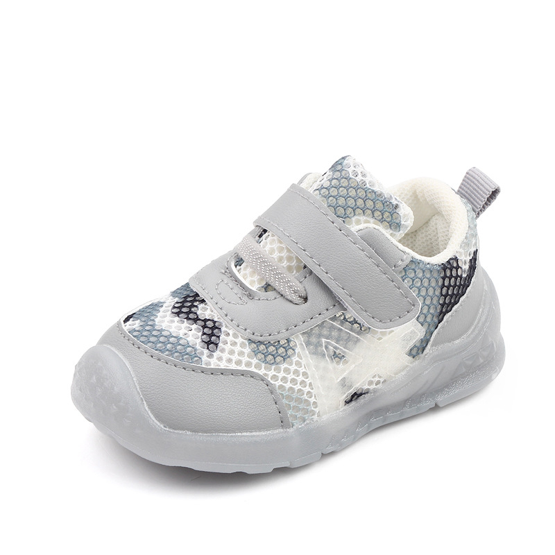 Unisex dječje tenisice za prve korake s prozračnim mrežastim gornjim dijelom, Velcro kopča, protuklizna potplata, model 2740