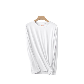 Мъжка долна риза за есенно-зимния сезон, тънък материал, Slim fit, дълъг ръкав, топъл