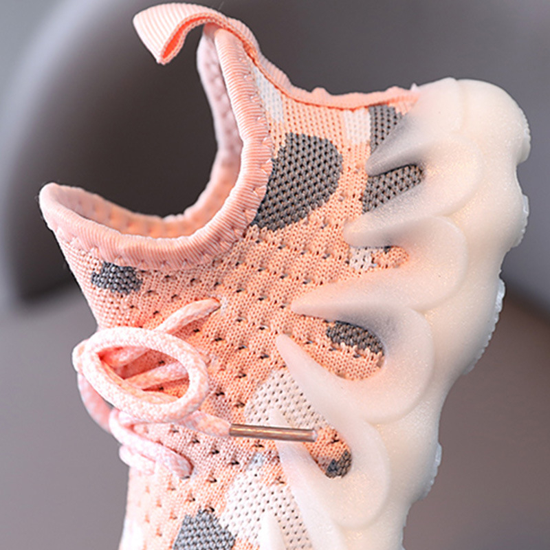 Detské športové topánky s priedušnou sieťovinou na jar a leto, štýl Coconut, ľahké, model 2021, značka Yilange