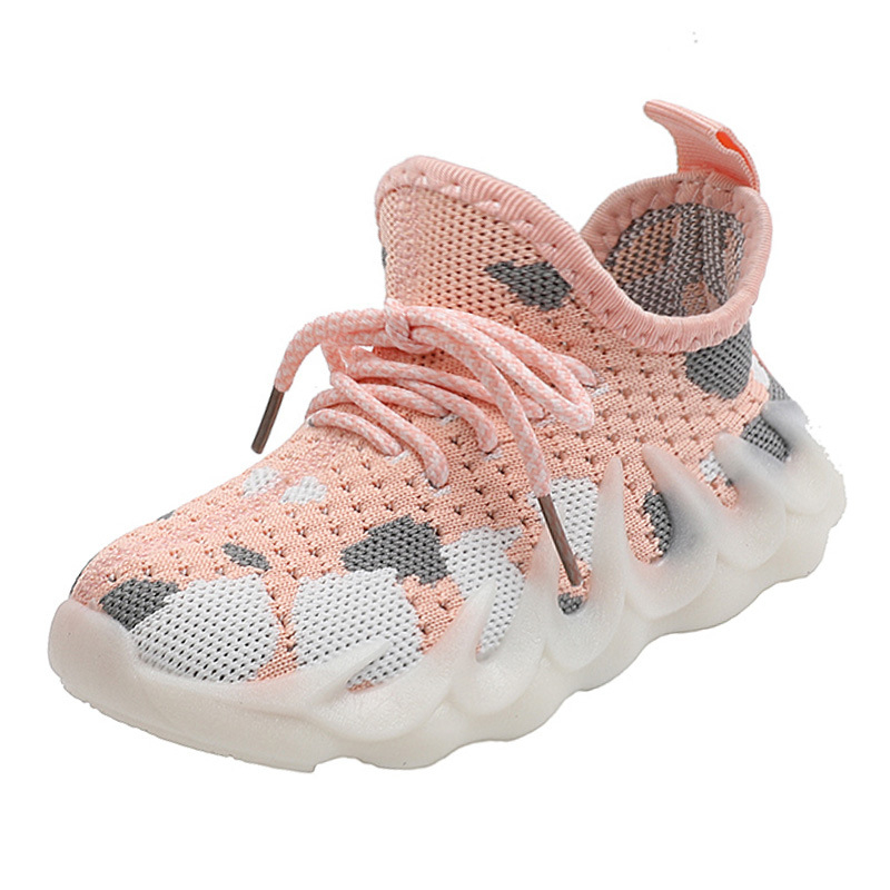 Detské športové topánky s priedušnou sieťovinou na jar a leto, štýl Coconut, ľahké, model 2021, značka Yilange