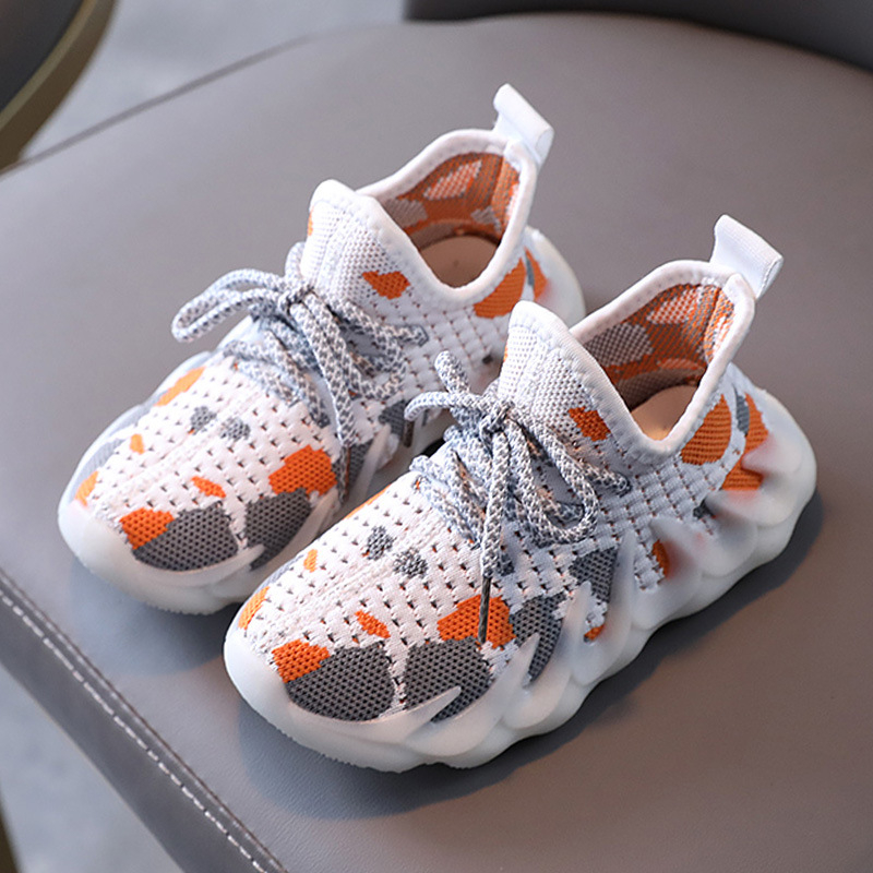 Detské športové topánky s priedušnou sieťovinou na jar a leto, štýl Coconut, ľahké, model 2021, značka Yilange