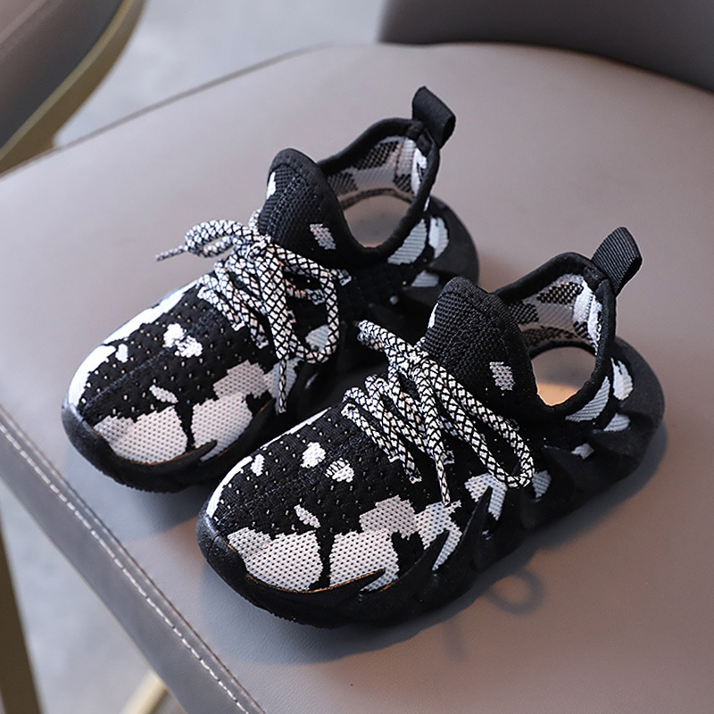 Detské športové topánky s priedušnou sieťovinou na jar a leto, štýl Coconut, ľahké, model 2021, značka Yilange