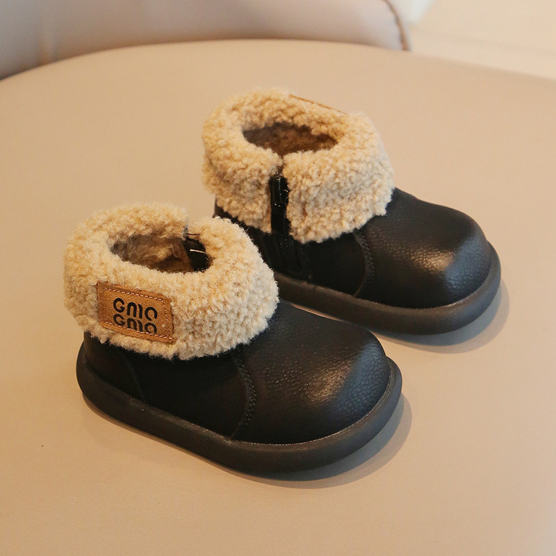 Zimske cipelice za bebe 12–36 mjeseci, korejskog stila, s fleece podstavom, protuklizna potplata, tople i meke