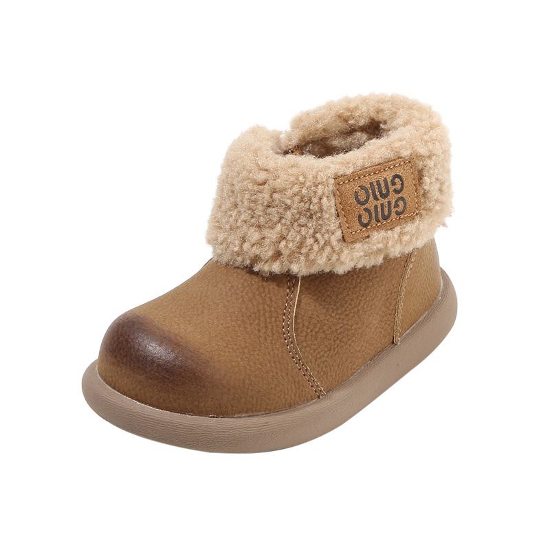 Zimske cipelice za bebe 12–36 mjeseci, korejskog stila, s fleece podstavom, protuklizna potplata, tople i meke