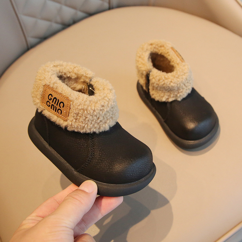 Zimske cipelice za bebe 12–36 mjeseci, korejskog stila, s fleece podstavom, protuklizna potplata, tople i meke