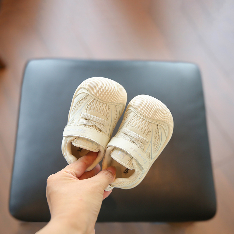 Cipele za bebe za učenje hodanja, 12-36 mjeseci, meka potplata, lagane, protuklizne, jesenske, s Velcro zatvaranjem