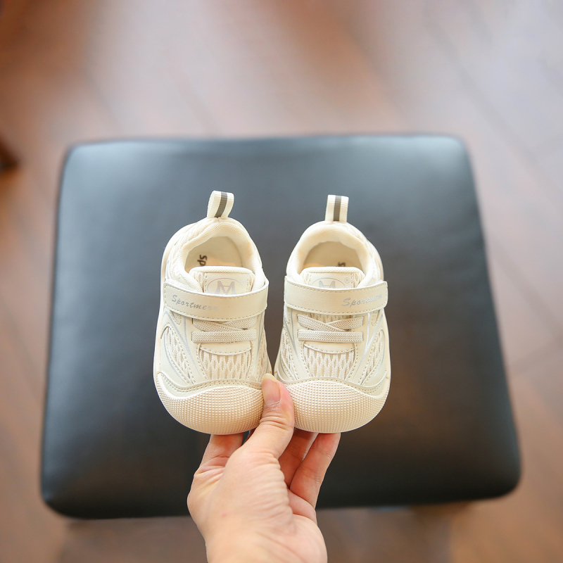 Cipele za bebe za učenje hodanja, 12-36 mjeseci, meka potplata, lagane, protuklizne, jesenske, s Velcro zatvaranjem
