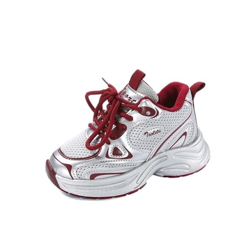 Detské bežecké tenisky z priedušného sieťovinového materiálu, ľahká podrážka, unisex, jar–jeseň 2025