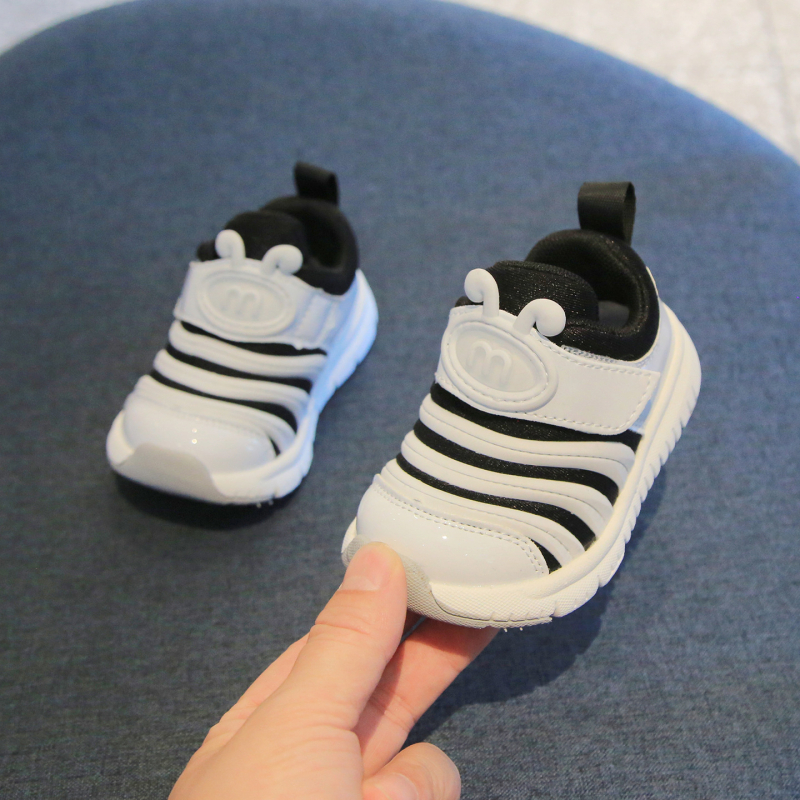 Proljetno–jesenske lagane tenisice za bebe i djecu s mekanom potplatom, unisex, dječje trkaće tenisice s prugastim uzorkom