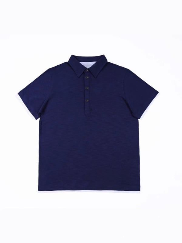 BC Brand muška polo majica od čistog bambus-pamuka sa slub teksturom, ovratnik Turn-Down i poluotvorenim dekolteom, 180 g/m² - 37137
