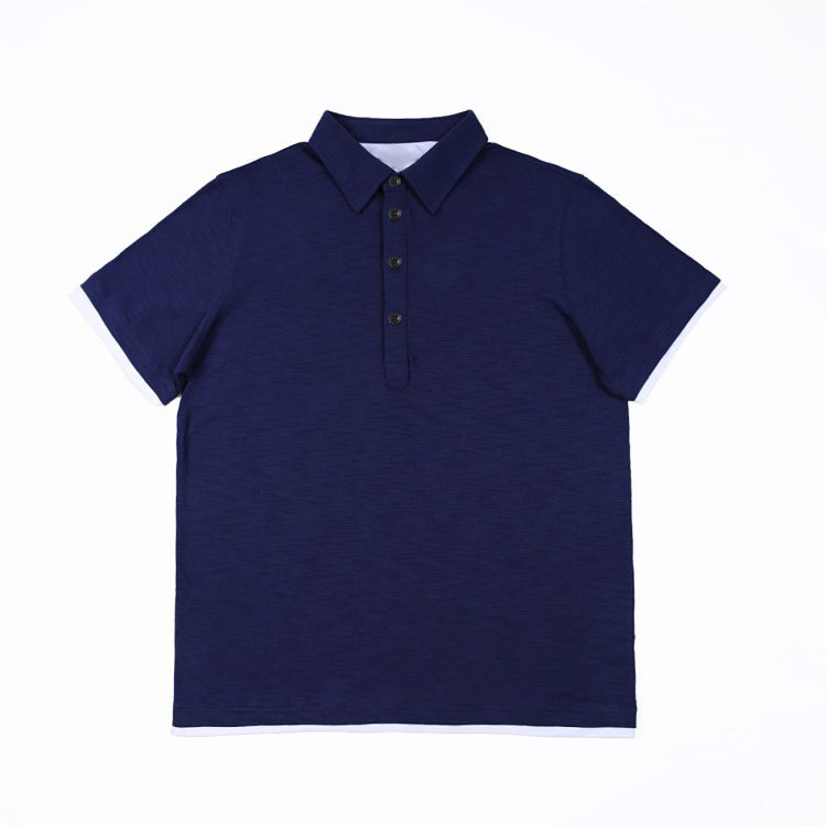 BC Brand muška polo majica od čistog bambus-pamuka sa slub teksturom, ovratnik Turn-Down i poluotvorenim dekolteom, 180 g/m² - 37137