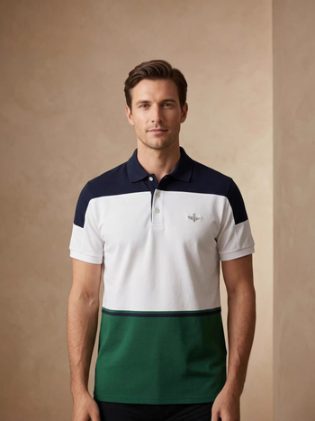 Avinexus muška polo majica s prugama, slim fit, kratkih rukava, 95% pamuk, vezenje, ljeto 2026