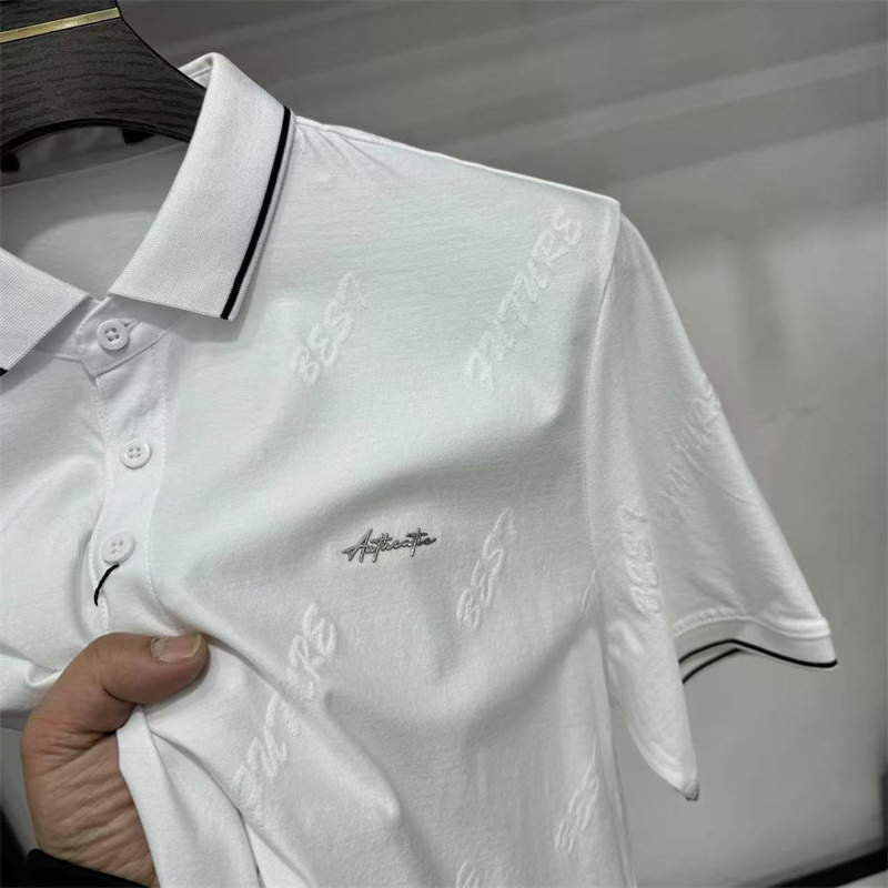 Sea Brand muška ljetna polo majica s kratkim rukavima, mercerizirana pamuk mješavina, kontrastne boje, elastičan kroj, model 2Y098A