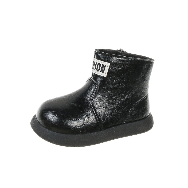 Martin čizme za djecu s fleece podstavom, zimske 2025, kratke čizme, unisex, za djevojčice i dječake