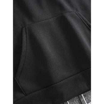 Европейски и американски стил мъжки суитшърт с буквен принт, готик дизайн, модерен градски уличен стил, есен 2025