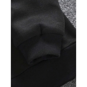 Европейски и американски стил мъжки суитшърт с буквен принт, готик дизайн, модерен градски уличен стил, есен 2025