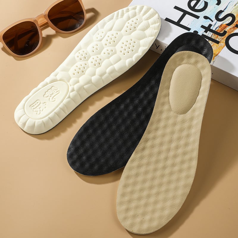 Супер меки латексови стелки против болка в краката, унисекс, комфортни, дишащи, антимирис, попиване на пот, спортни стелки за дълго носене