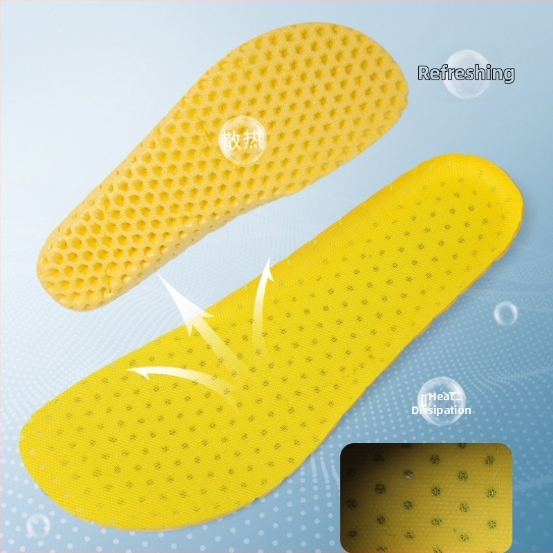 Vložka do topánok s štruktúrou bunkovej, bylinným deodorantom, mimoriadne mäkká, vysoká elasticita, unisex
