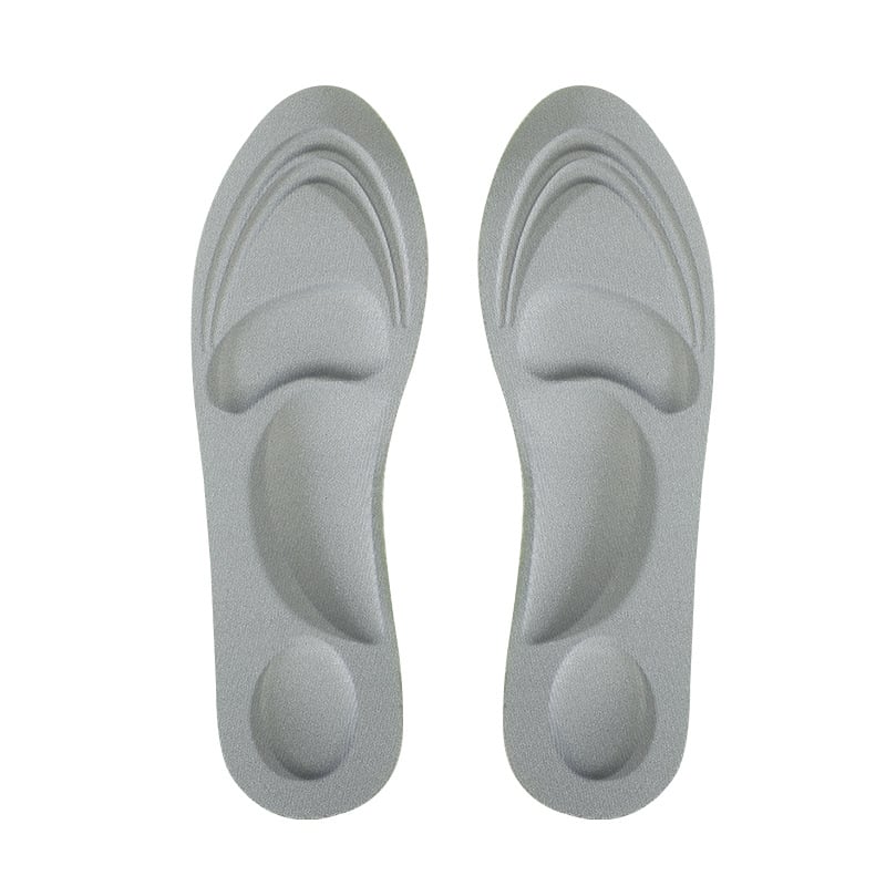 4D стелки с аркова опора, дишащи и влагоотвеждащи, висока еластичност и ударопоглъщане, за унисекс обувки, персонализирани размери
