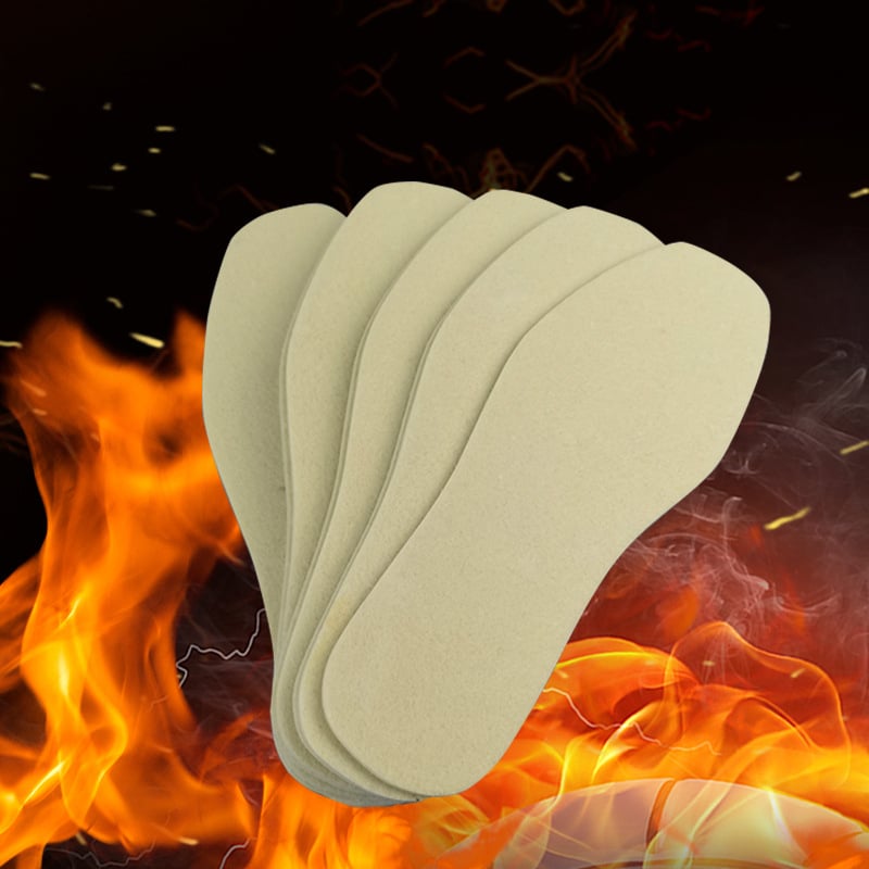 Зимни фелтови стелки за обувки с овча вълна