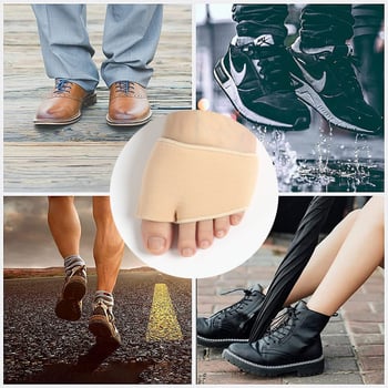 Силиконови подложки за предната част на стъпалото и подложки за високи токчета, амортизиращи и меки за удобство