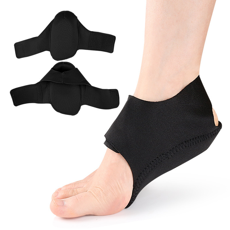 Krevet za petu s Velcro trakom za luk i podršku ploskog stopala, mek đon s tlom, povećanje visine pete