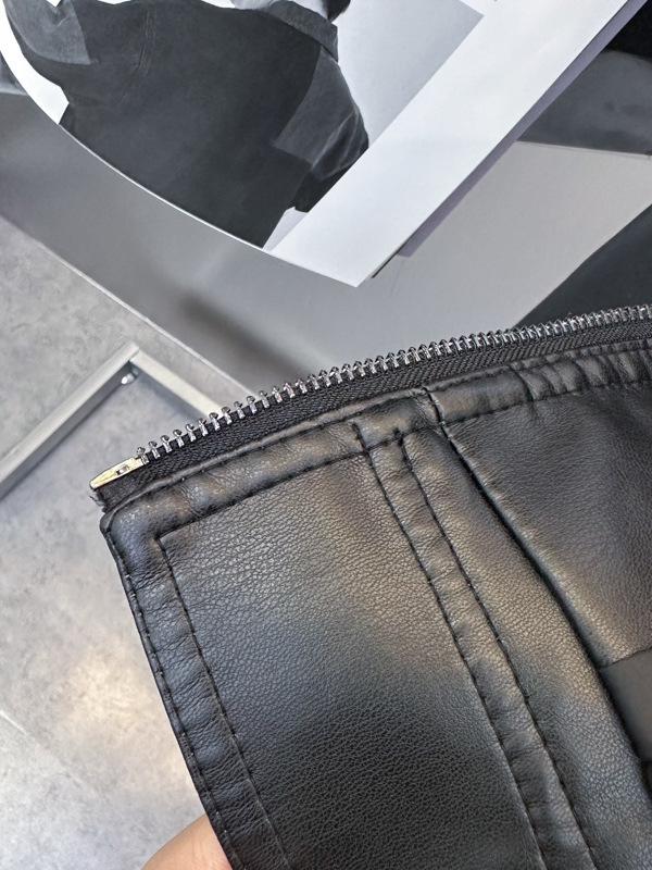 Мъжко PU кожено яке, тънък силует, яка с ревери, цип отпред, ежедневен мотоциклетен стил