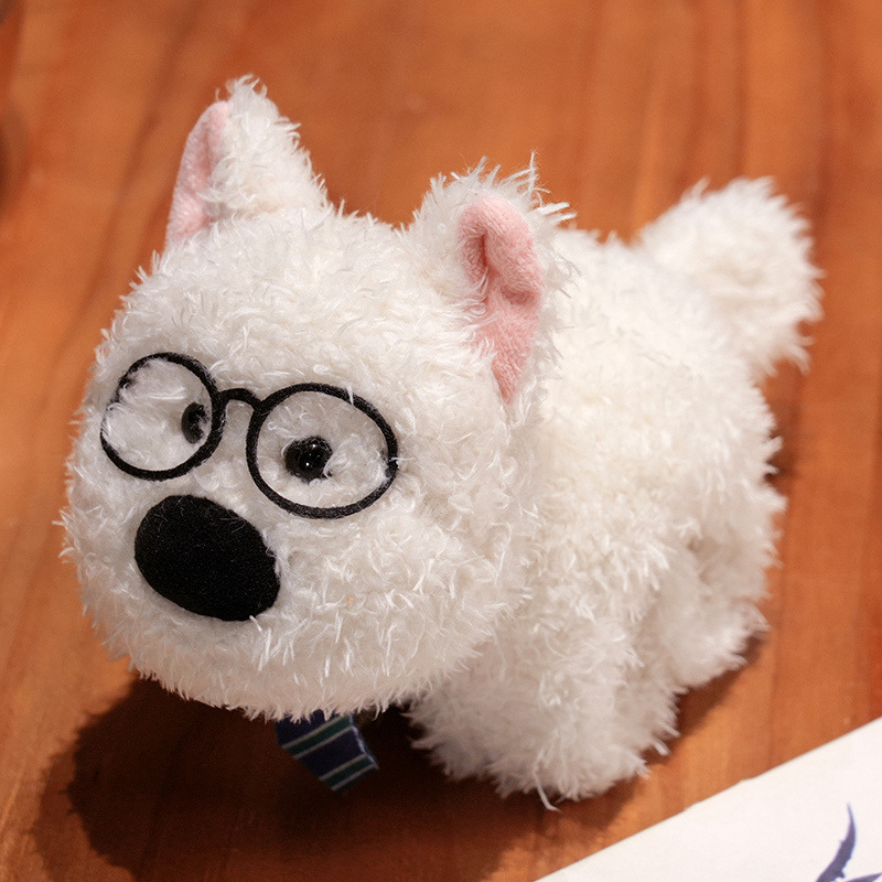 Slatko štene West Highland White Terrier - plišana igračka za zapešće za djecu