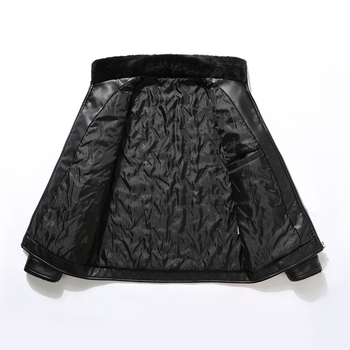8XL PU кожено мъжко яке, подплатено с флис, удължена кройка, стояща яка, цип, есенно-зимно, модерен градски стил, размер 8XL, 2023
