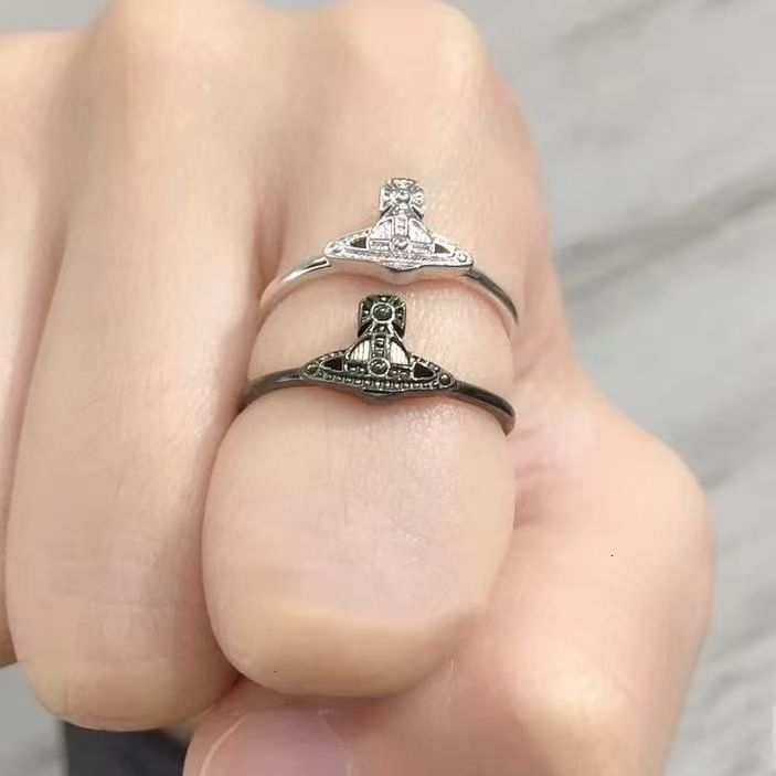 Prsten Saturn s malim uzdignutim točkicama, unisex, visokokvalitetan punk stil
