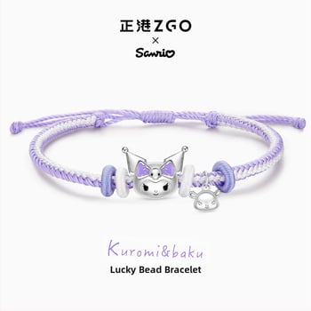 Zhenggang x Sanrio Kuromi strieborný náramok pre ženy, nový model 2024, elegantný darček k narodeninám