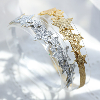 Korejskog stila traka za kosu s blistavom petokrakom zvijezdom za bebe i djecu