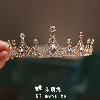 Dječja tiara s kristalima – elegantan dodatak za kosu za djevojčice, za rođendan i nastupe kao princeza