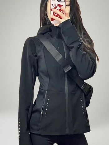 Ženska ljetna jakna sa slim-fit krojem, windbreaker, sportski casual, korejskog stila, za malu visinu, ljeto 2025