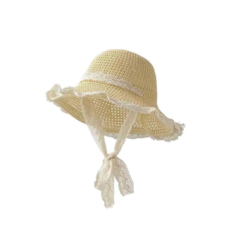 Ljetni dječji šešir za sunce sa širokim obodom, prozračan bucket stil