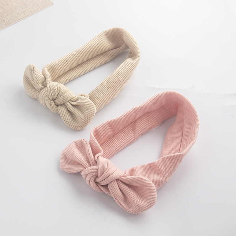 DIY сладка бебешка лента за коса с двойна панделка, еластична и широка лента за глава