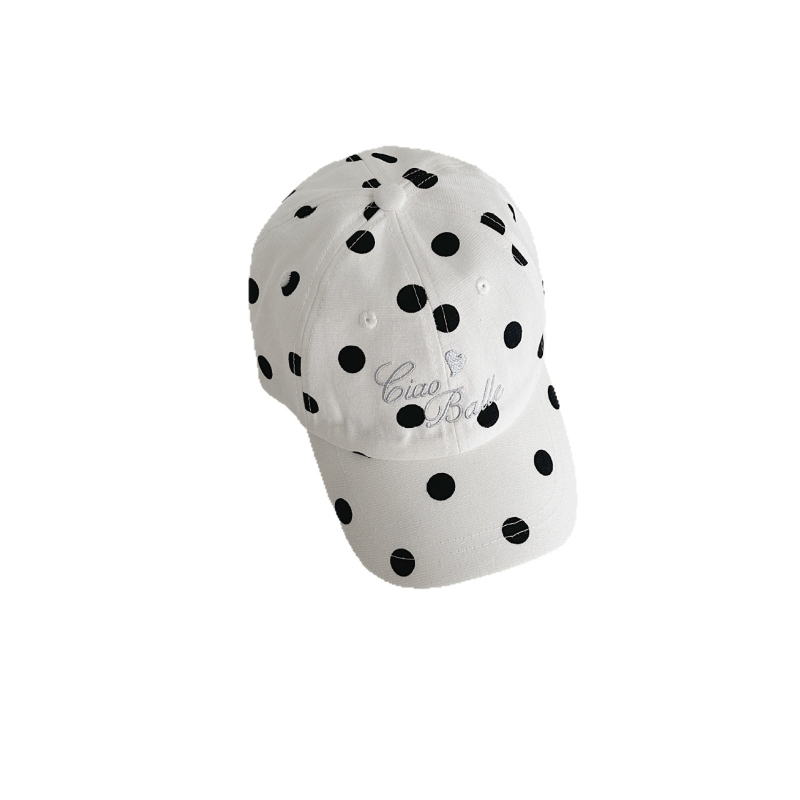 Dječja kapa s leopard printom i točkicama, sa širokim obodom, lagana ljetna retro zaštita od sunca, unisex baseball kapa